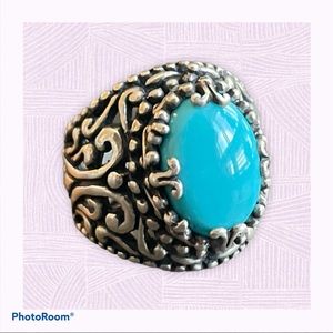 Carolyn Pollack Vintage Turquoise Ring